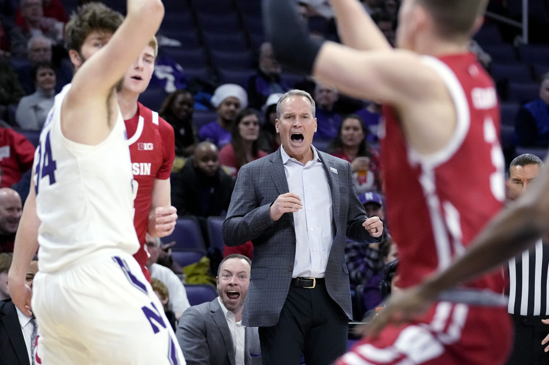 Wisconsin Northwestern Basketball